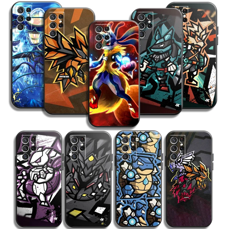 

Pokemon Pikachu Phone Cases For Samsung Galaxy S20 FE S20 Lite S8 Plus S9 Plus S10 S10E S10 Lite M11 M12 Back Cover Funda