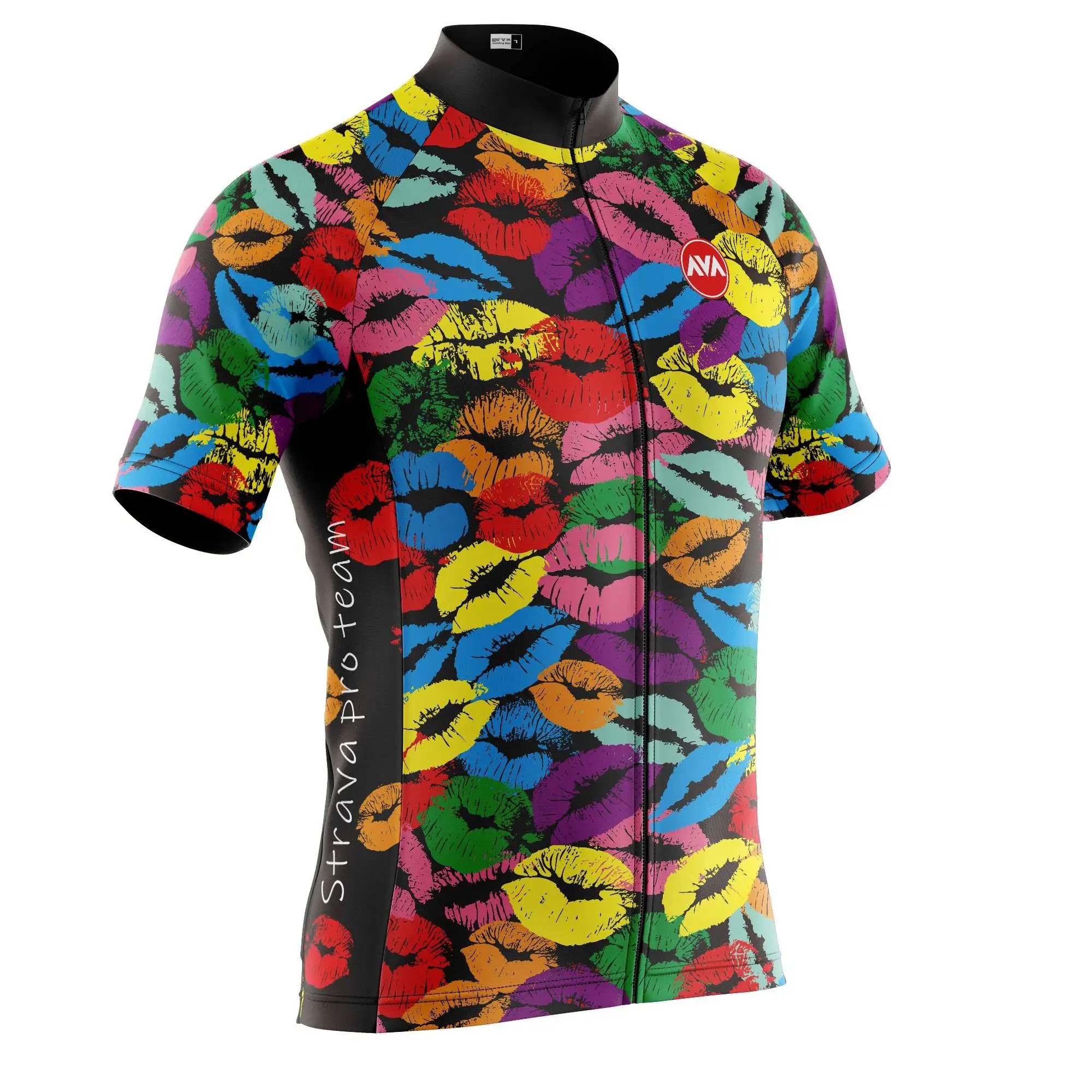 

STRAVA Pro Team Cycling Jersey Men's Summer Bike Jersey Top Quality Cycle Bicycle Sports Wear Ropa Ciclismo for MTB