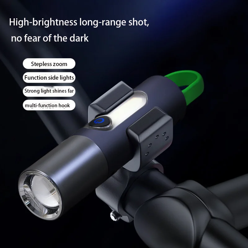 

GOGOBLKE Bicycle Light USB Charging P50 Glare Outdoor Multifunctional Keychain Flashlight Bicycle LED Light Bicycle Accessories