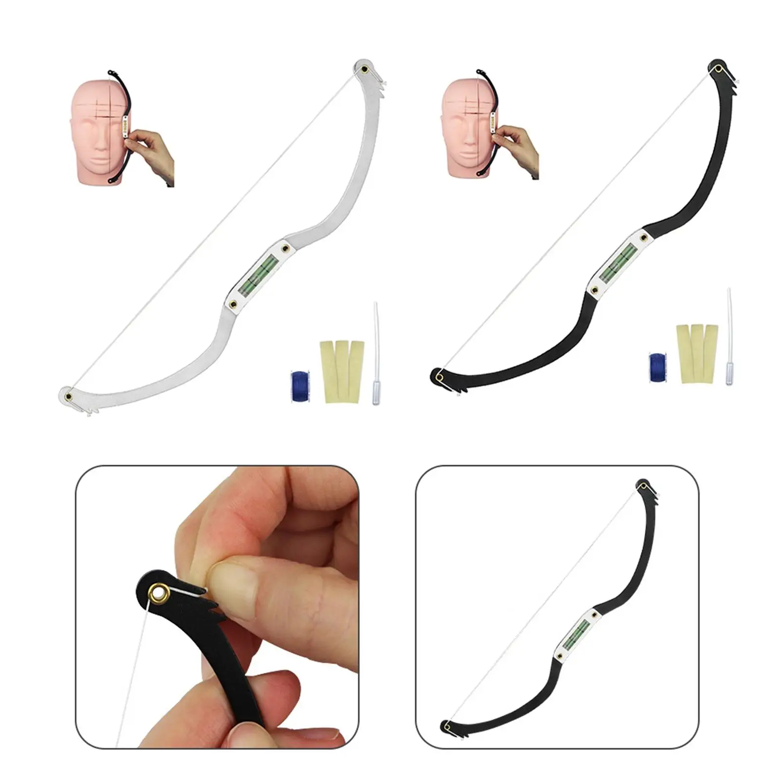 1 шт. Перманентный макияж лук и стрела строка фотомаркер многоразовый шаблон