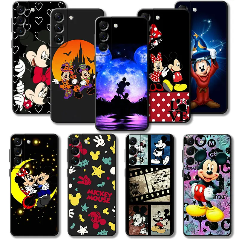 Hold Your Face Mickey Mouse Phone Case For Samsung Galaxy S22 S21 S20 10 Plus S10 S8 S9 S10e Ultra FE Soft Silicone Cover
