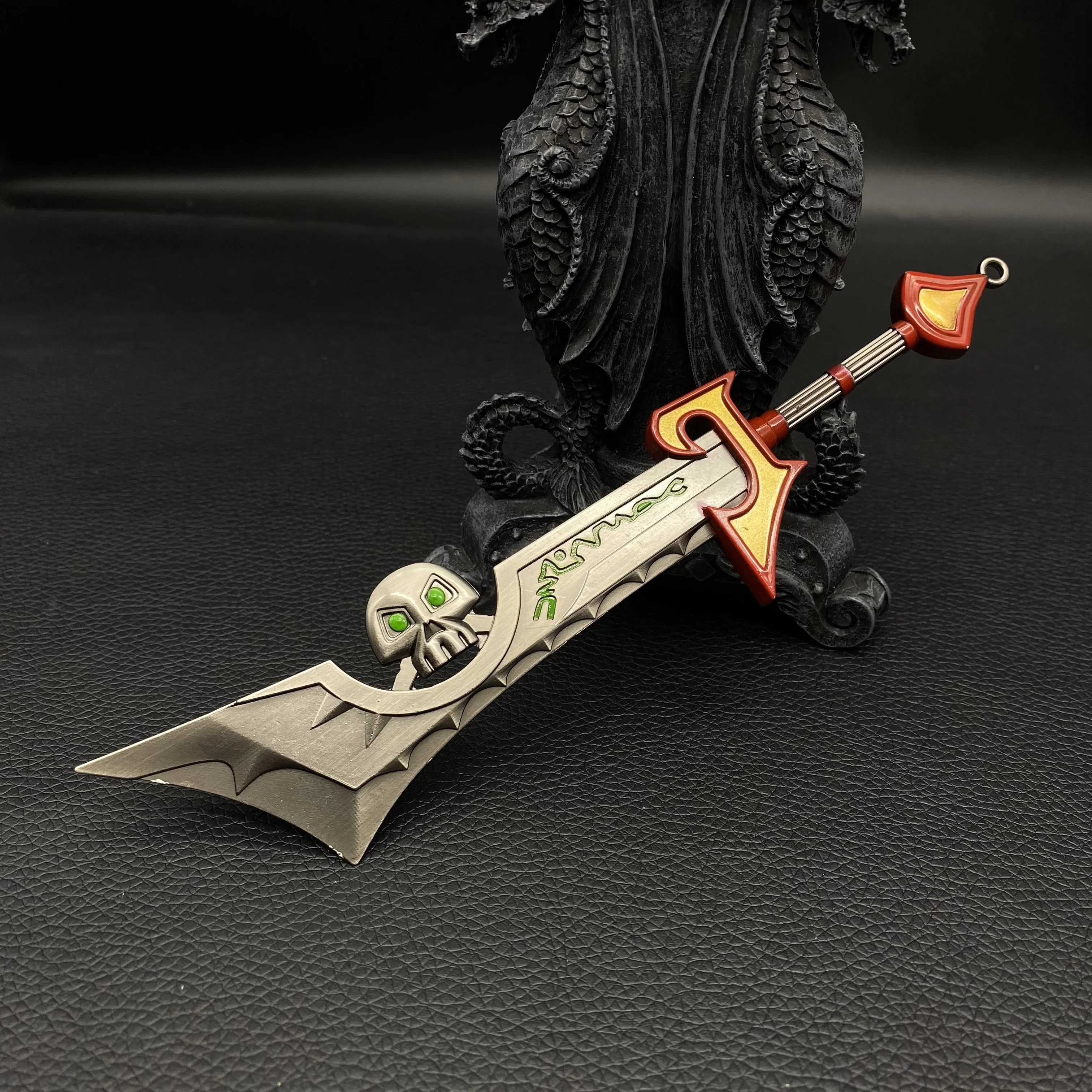 

Tiny Ashbringer Sowrd Replica For Display King Magni Bronzebeard Forged Holy Light Blessed Undead Destroyer Sword Christmas Gift