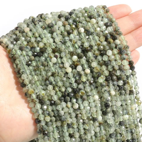 Куoyu натуральный пренит бусины 2мм 3мм 4мм