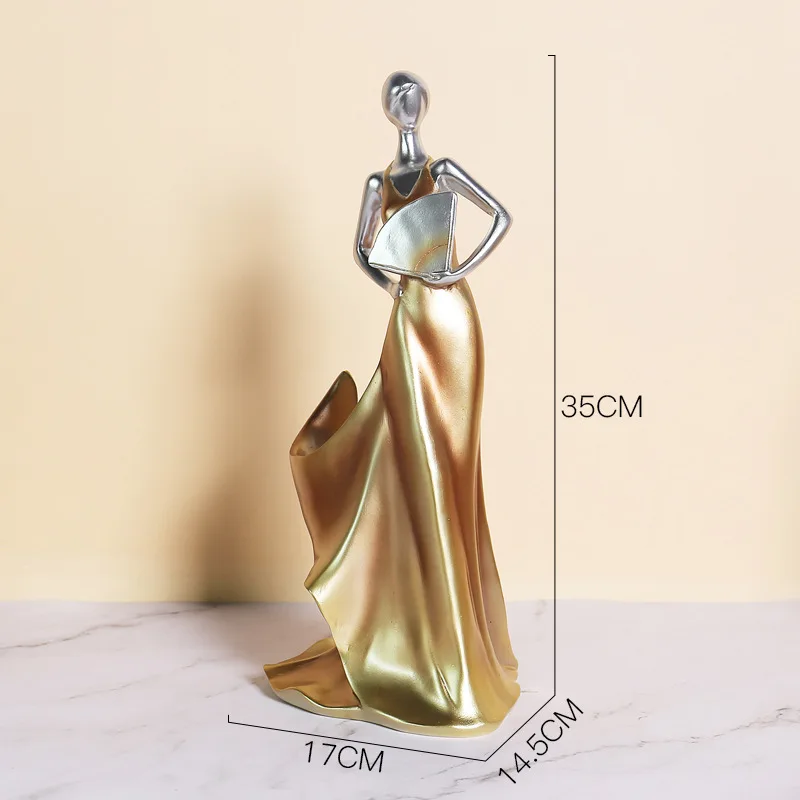 

Статуэтка женская юбка из искусственного камня