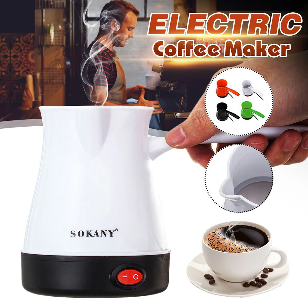 

Stainless Steel Separate Type 205 Turkish Coffee Maker Electric Heating Teapot Milk Kettle Espresso Tea Moka Pot