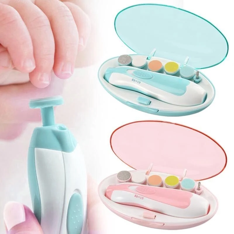 Baby Nail Trimmer Electric Nail Clippers Baby Nail File Toes Fingernail Cutter Tools Manicure Set Baby Newborns Baby Care Kit