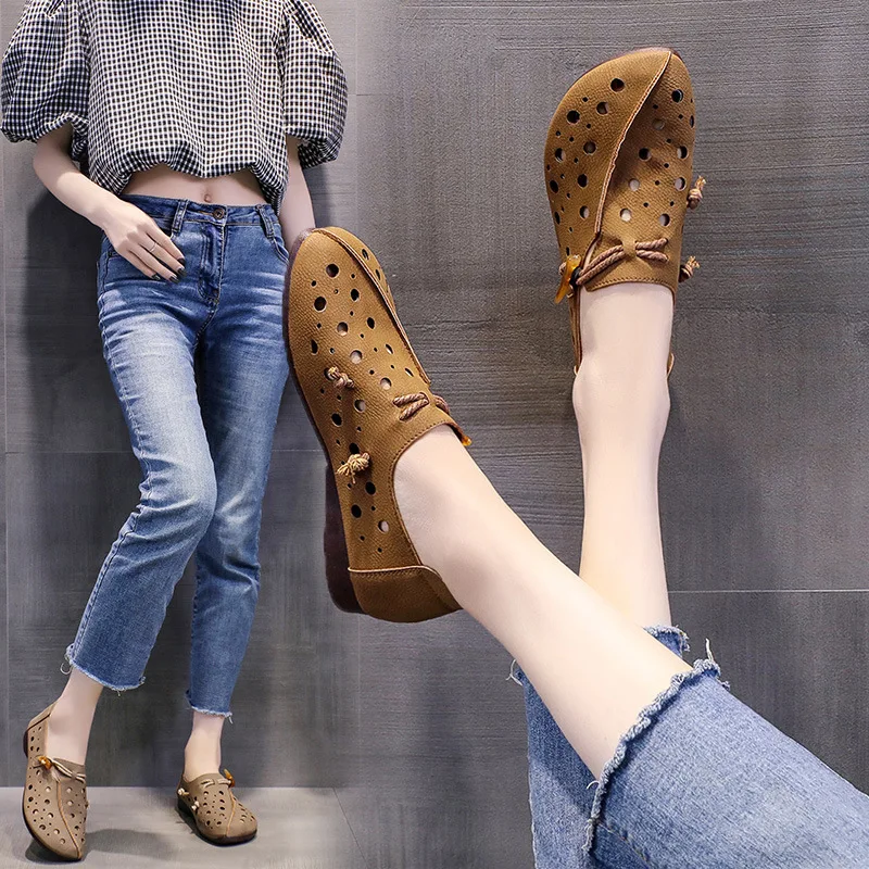 

Кроссовки женские на низком каблуке, дышащие, батальных размеров