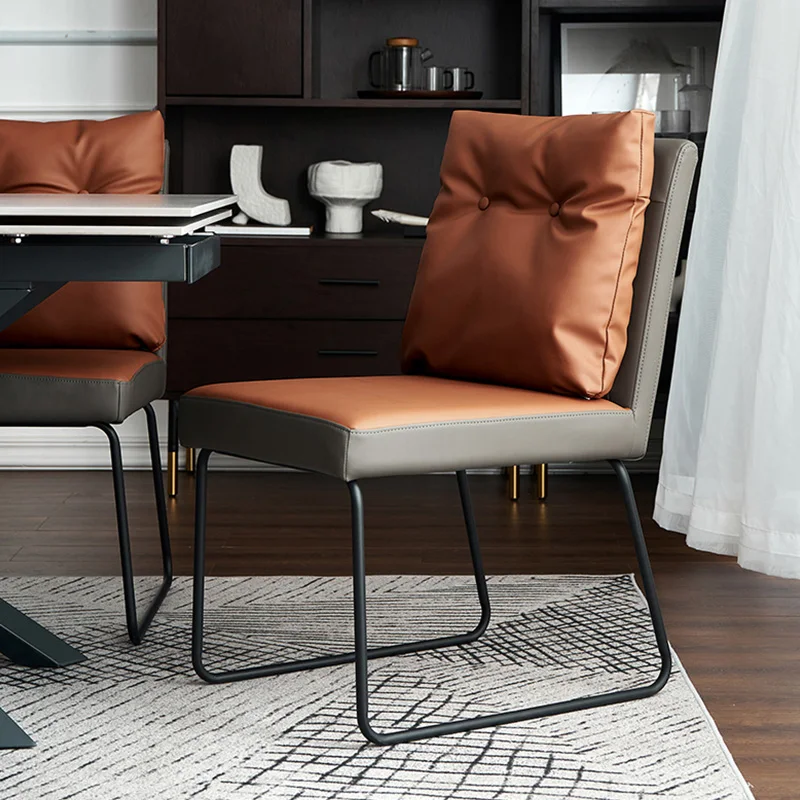 

Modern Minimalist Chairs Backrest Comfortable Designer Lounge Chairs Ergonomic Nordic Cadeiras De Jantar Lounge Suite Furniture