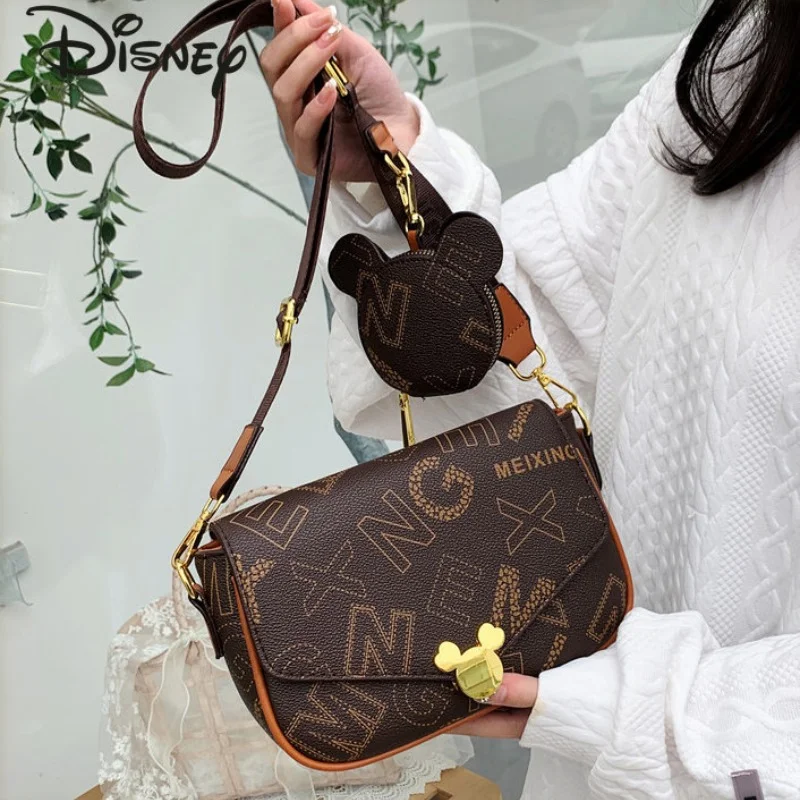 

Disney Mickey New Two Piece Women's Bag Fashion High Quality Women's Crossbody Bag Popular Versatile Girls' Shoulder Bag