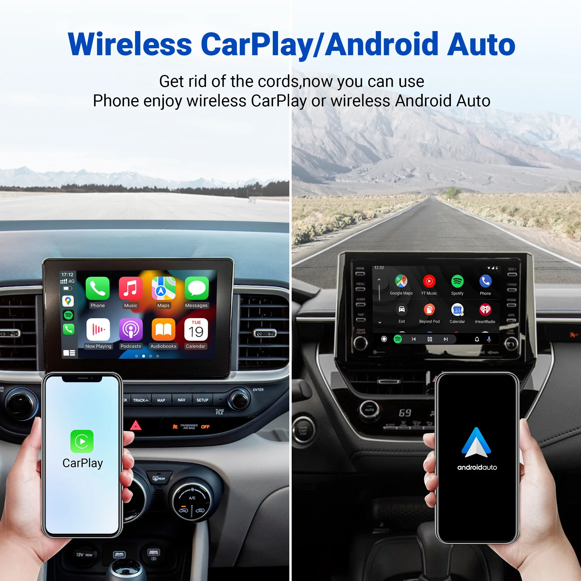 OTTOMOTION 5 0 беспроводной адаптер CarPlay Android Auto Wireless Box для Benz VW Kia Haval Toyota Mazda Ford Audi