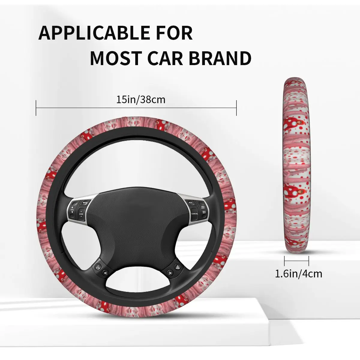 Универсальная оплетка рулевого колеса Yayoi Kusama под заказ подходит для