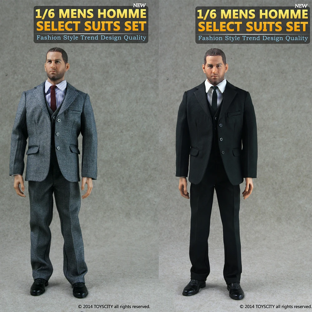 

Toyscity TC-62027 1/6 Male Soldier Gentleman Suits Business Outfit Clothes Model For 12" Action Figure Body