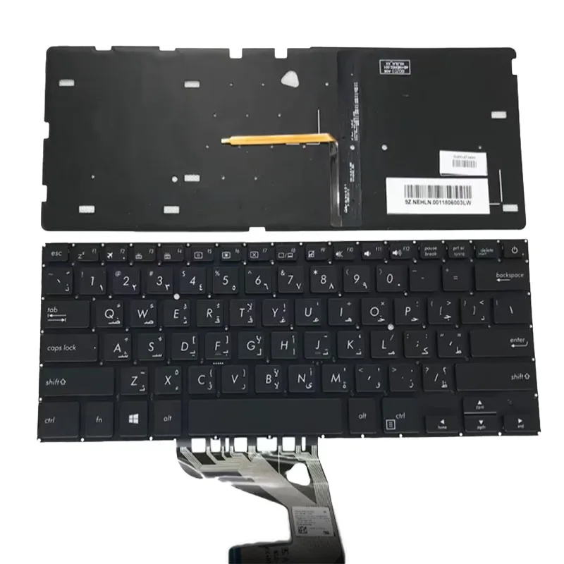 Арабская клавиатура с подсветкой для ASUS X406 UX406UA X406UA
