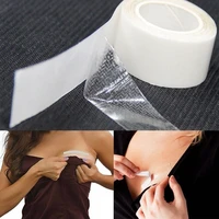 3m5m safe transparent clear lingerie tape waterproof dress cloth tape double sided silicone body adhesive breast bra strip
