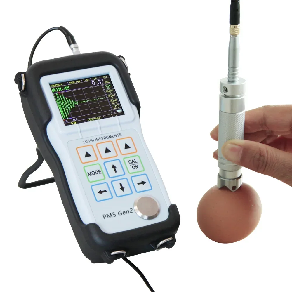 Промышленный NDT UTG IP67 Водонепроницаемый YUSHI PM5 Gen2 высокоточный Ультразвуковой