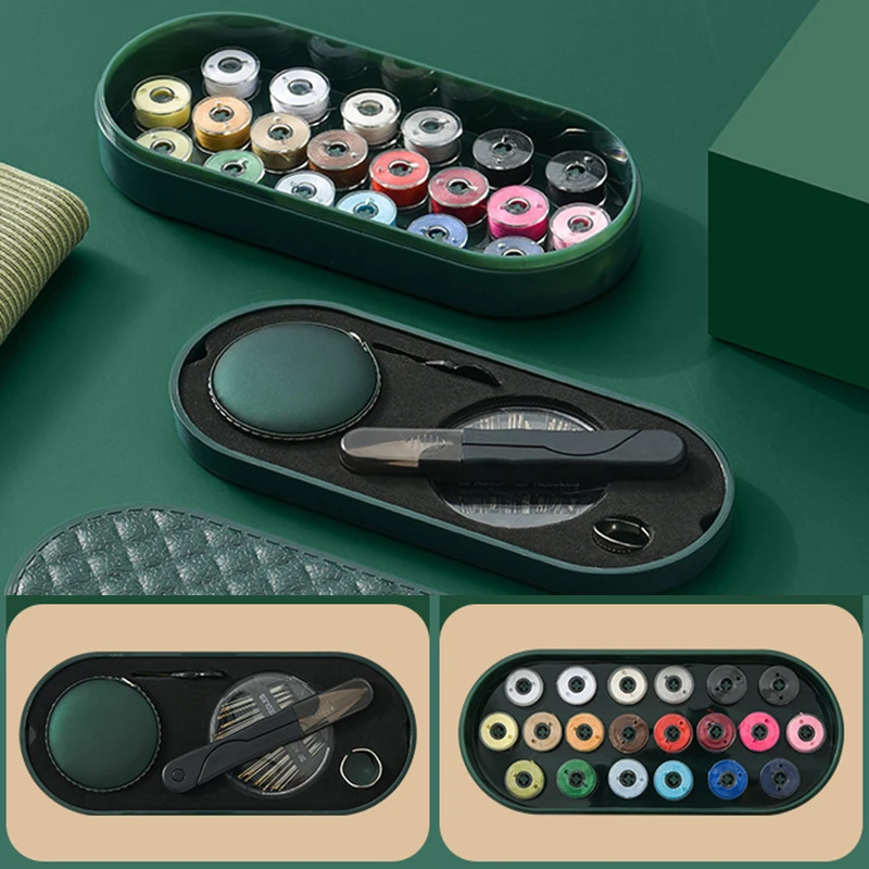 

Travel Sewing Kit Sewing Storage Box Multi-functional Small Hand-stitched Sewing Set For Hand Quilting Stitching