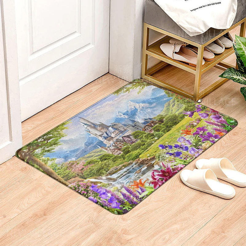 Противоскользящий коврик для ванной комнаты маленький душа домашний