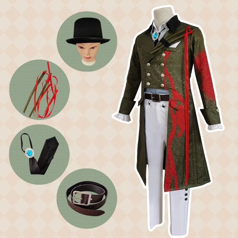 Лидер продаж костюм персонажа из игры V Jack Good Boy The Ripper для косплея на Хэллоуин