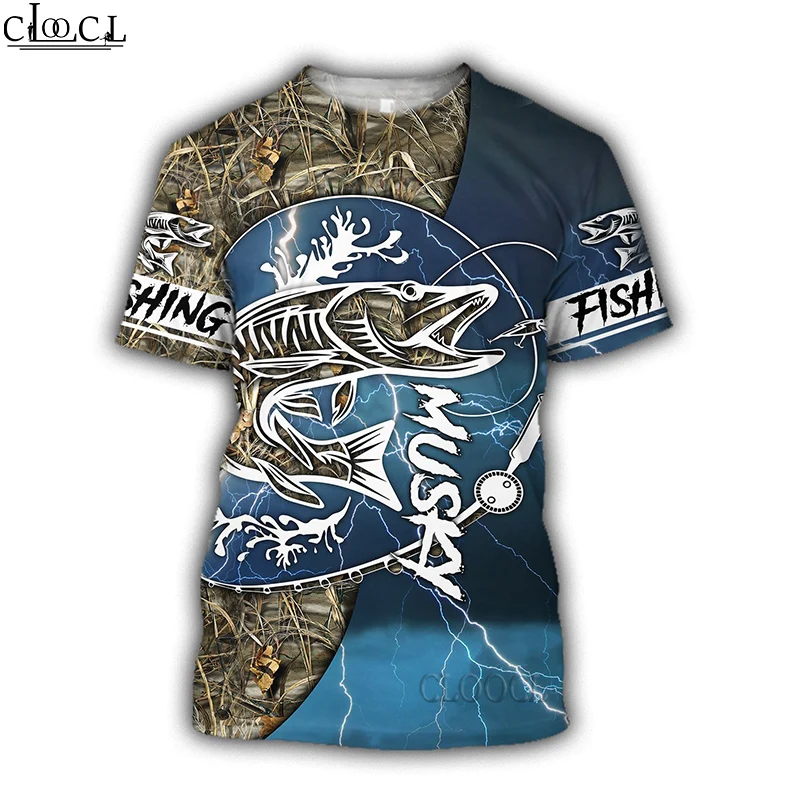 

HX Summer 3D Print Animal Mucky Fishing Casual Men Women T Shirt Short Sleeve Unisex Harajuku Streetwear Tees Tops Drop Shipping