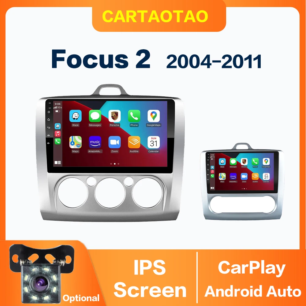 Автомагнитола 2 DIN Android GPS мультимедийный видеоплеер для Ford Focus 2004-2011 автомагнитола