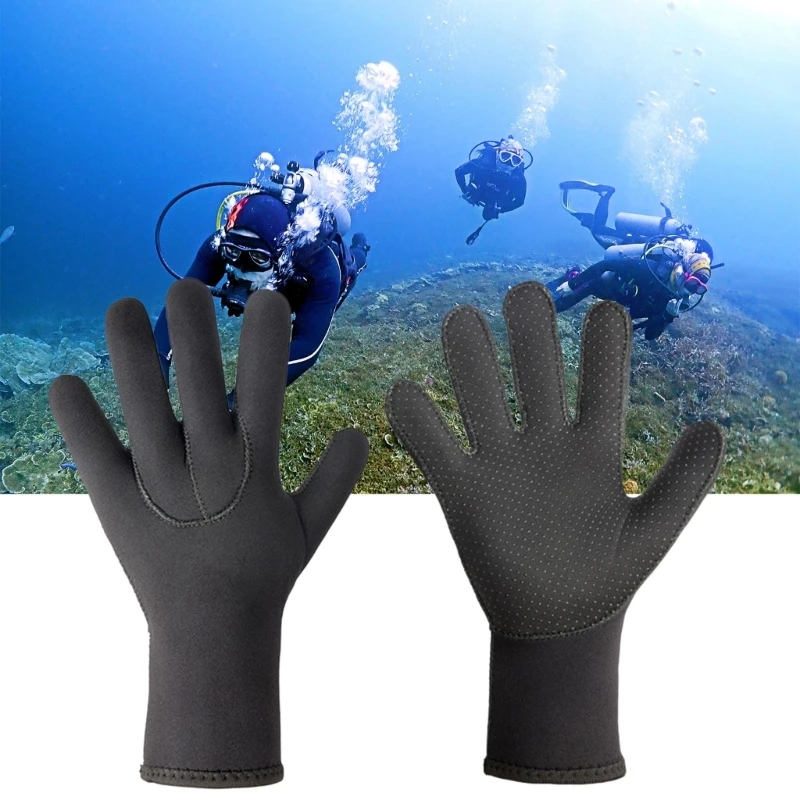 

3MM Neoprene Women Men Wetsuit Gloves Diving Equipment Spearfishing Free Diving Fishing Wear-Resistant Non-Slip Glove 24BD