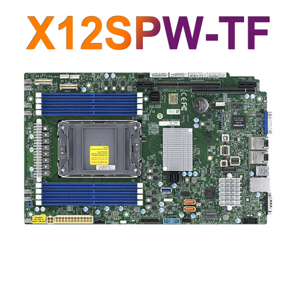Фирменная деталь WIO LGA-4189 2 ТБ 3ДС C621A 10XSATA 3 для материнской платы Supermicro Server DDR4-3200MHz