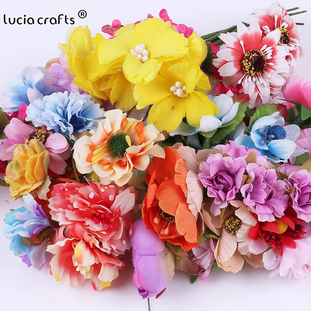 20 bundles/lot Colorful Mix Style Silk Artificial Flowers Fake Rose Flowers for Home Party Wedding Indoor Decoration A0304