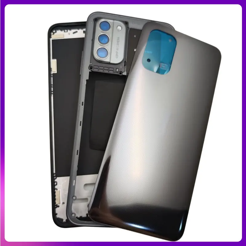 

Full Housing Case For Nokia G400 TA-1530 Front Frame+Middle Frame+Battery Cover door +Camera Frame Lens Replace