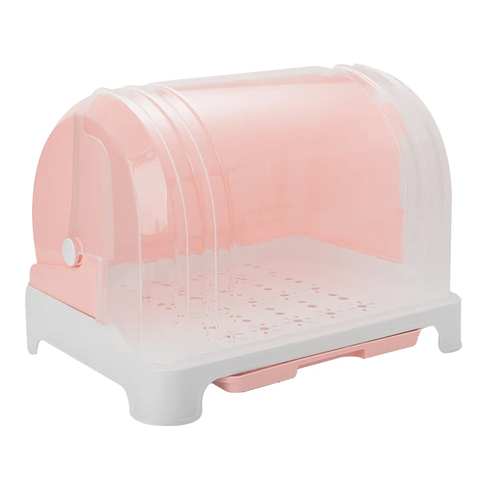 

Organizer Lid Nursing Bottle Storage Box Dish Drainer Dish Drying Rack Baby Bottle Organizer Tableware Drying Rack