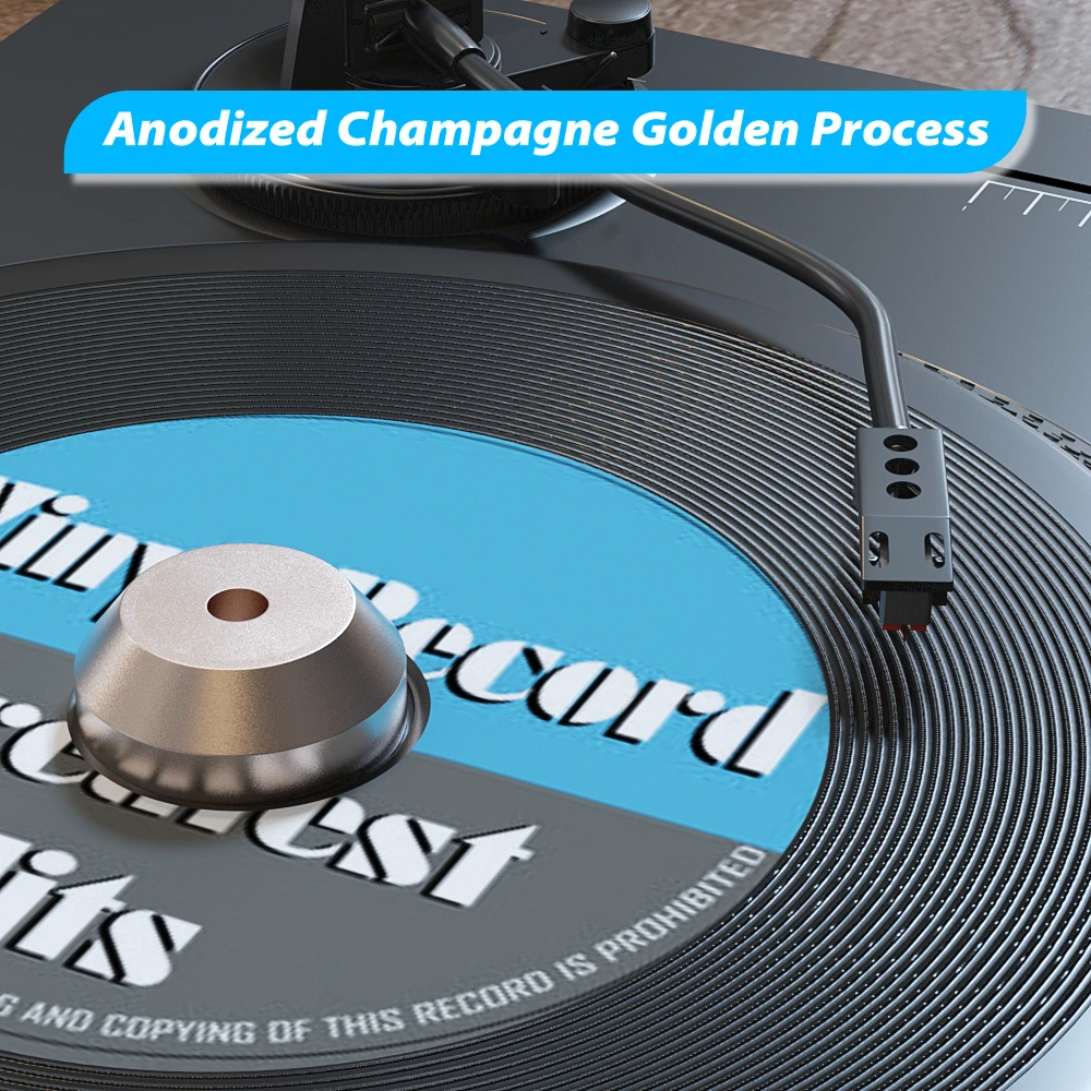 7-дюймовые проигрыватели виниловых пластинок EP 45 об/мин адаптер алюминиевый