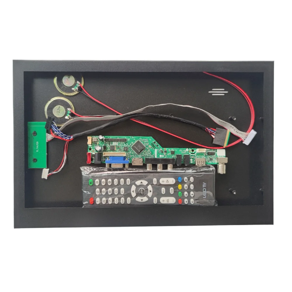 

Kit for LP156WH3 15.6" 1366x768 TV Controller board VGA AV + LCD HDMI-compatible Aluminum alloy metal case panel back cover box