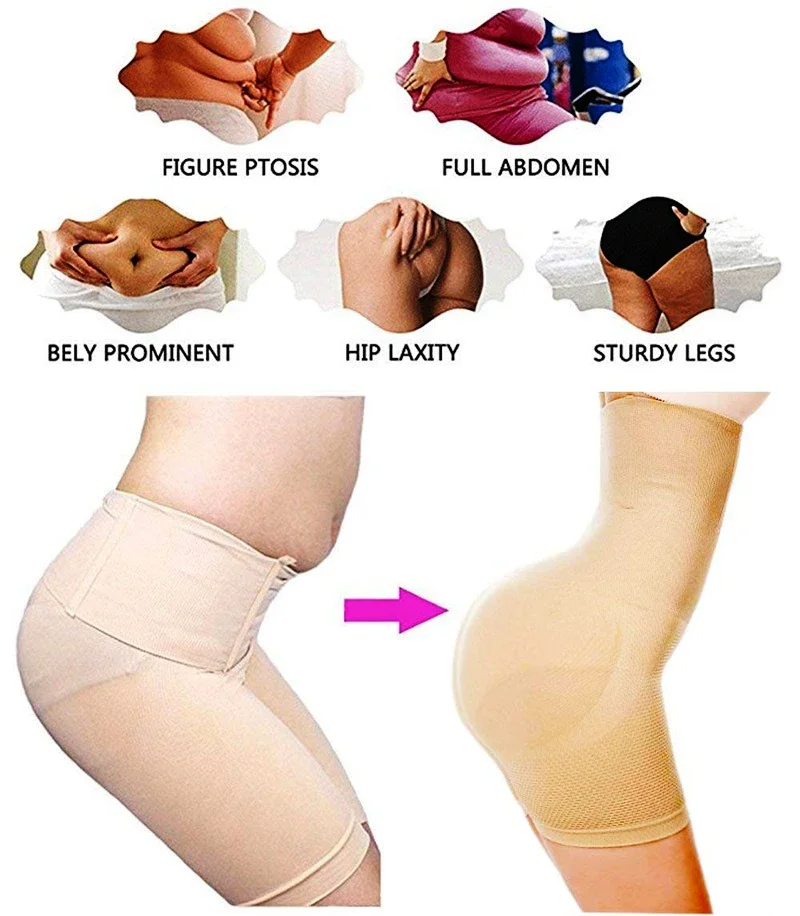 Женские Корректирующие трусики AfruliA утягивающие живот песочные часы шорты для BBL