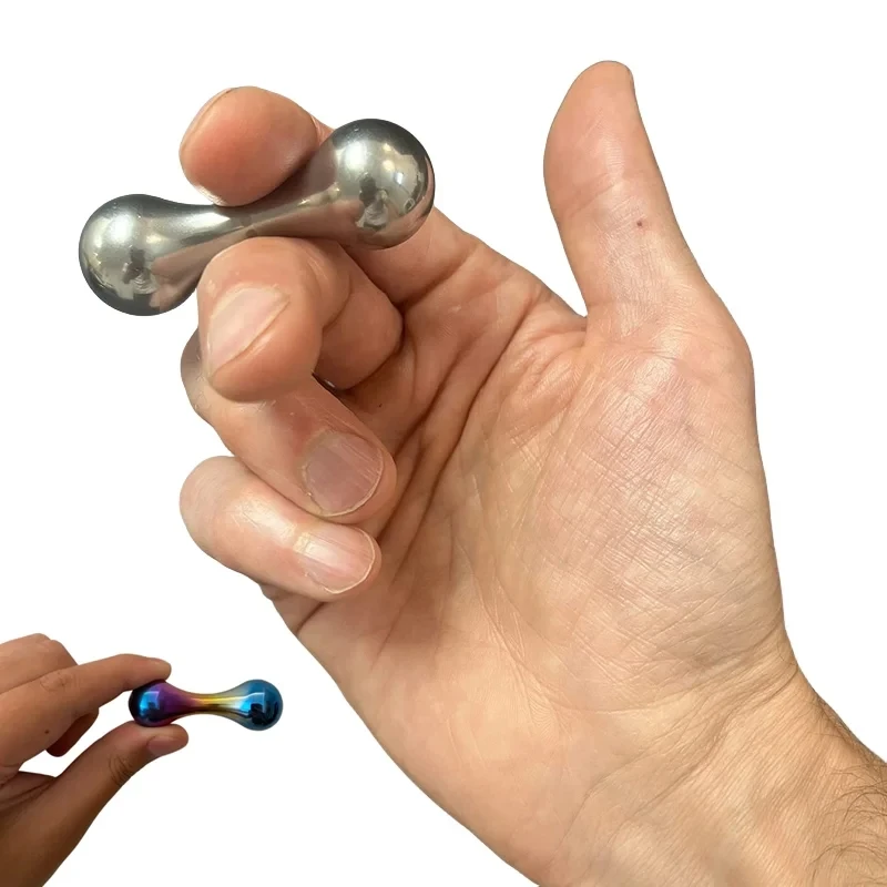 Sandalwood Cool Titanium Alloy Bone Fingertip Top Baole Bead Begleri Fidget Toy Knucklebone EDC Антистресс Аутизм СДВГ