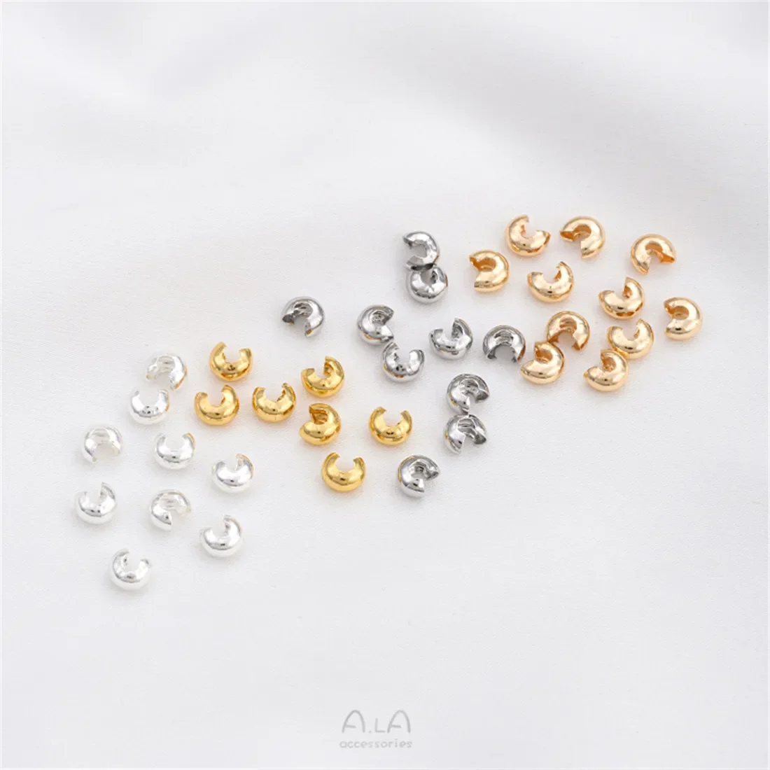 14-каратное позолоченное аксессуар пряжка в форме полумесяца C браслет