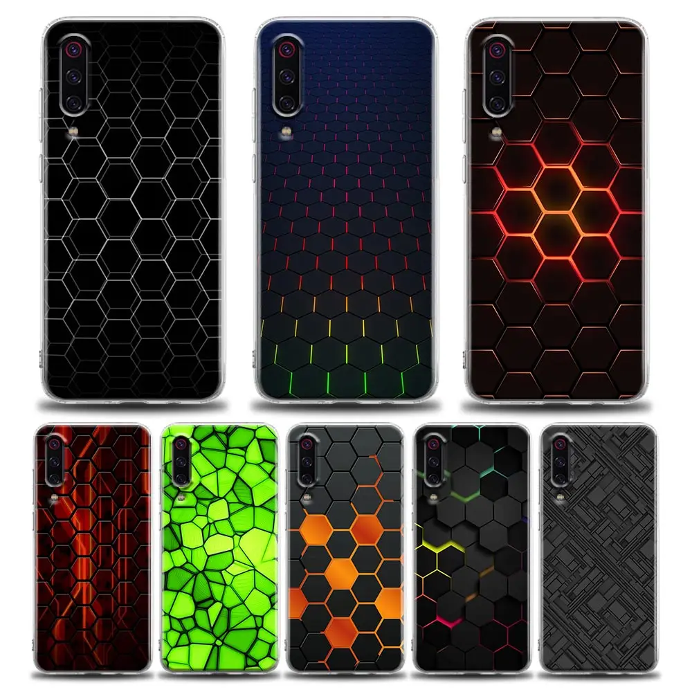 

Case for Xiaomi Poco X3 NFC M3 F3 Mi 9T 11 11X 11T 10T 12 Note10 Redmi 9A 9 10 9T 9C 5G TPU Case Technology 3D Chequered Pattern