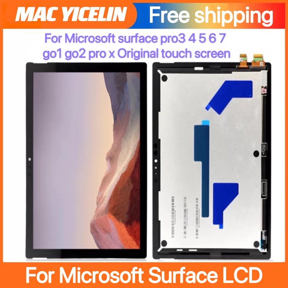 

Оригинальный сенсорный ЖК-экран для Microsoft surface pro3 4 5 6 7 go1 go2 pro x