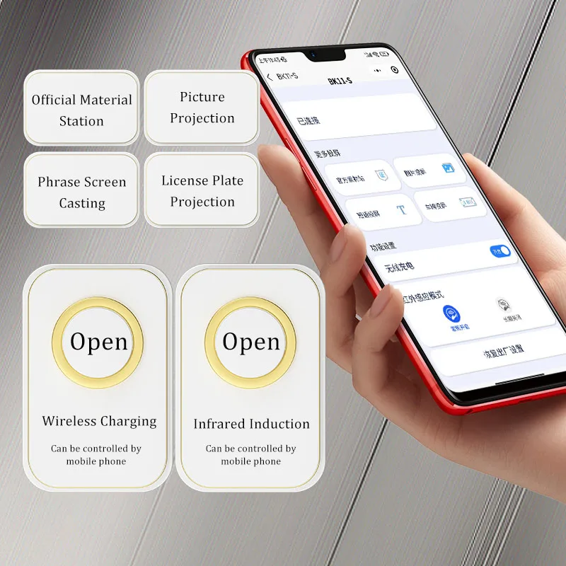 Аксессуары для Porsche Cayenne 2010-2015 автомобильный держатель телефона с инфракрасным