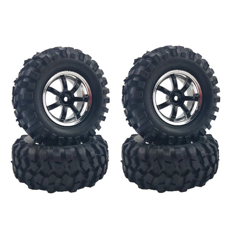 4 Pcs For D90 F350 SCX10 CC01 1/10 Simulation Climbing Car 1.9 Inch 96MM Tire Modified Upgraded