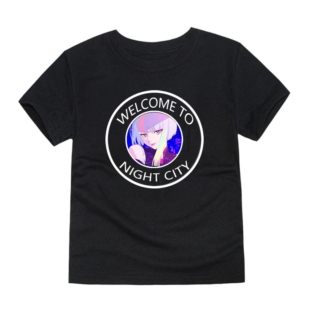 

Футболка детская с круглым вырезом, коротким рукавом и принтом