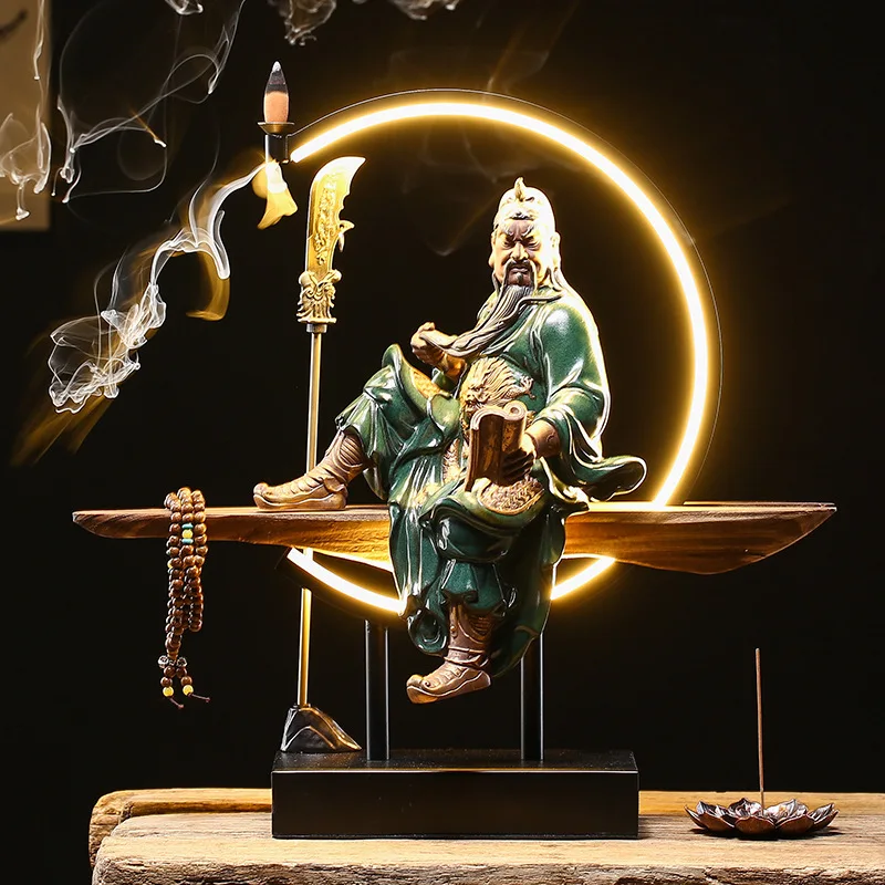 

Китайские керамические украшения Гуань гонг, креативные домашние украшения Гуань Юй, ремесла для гостиной, декоративные полки в подарок