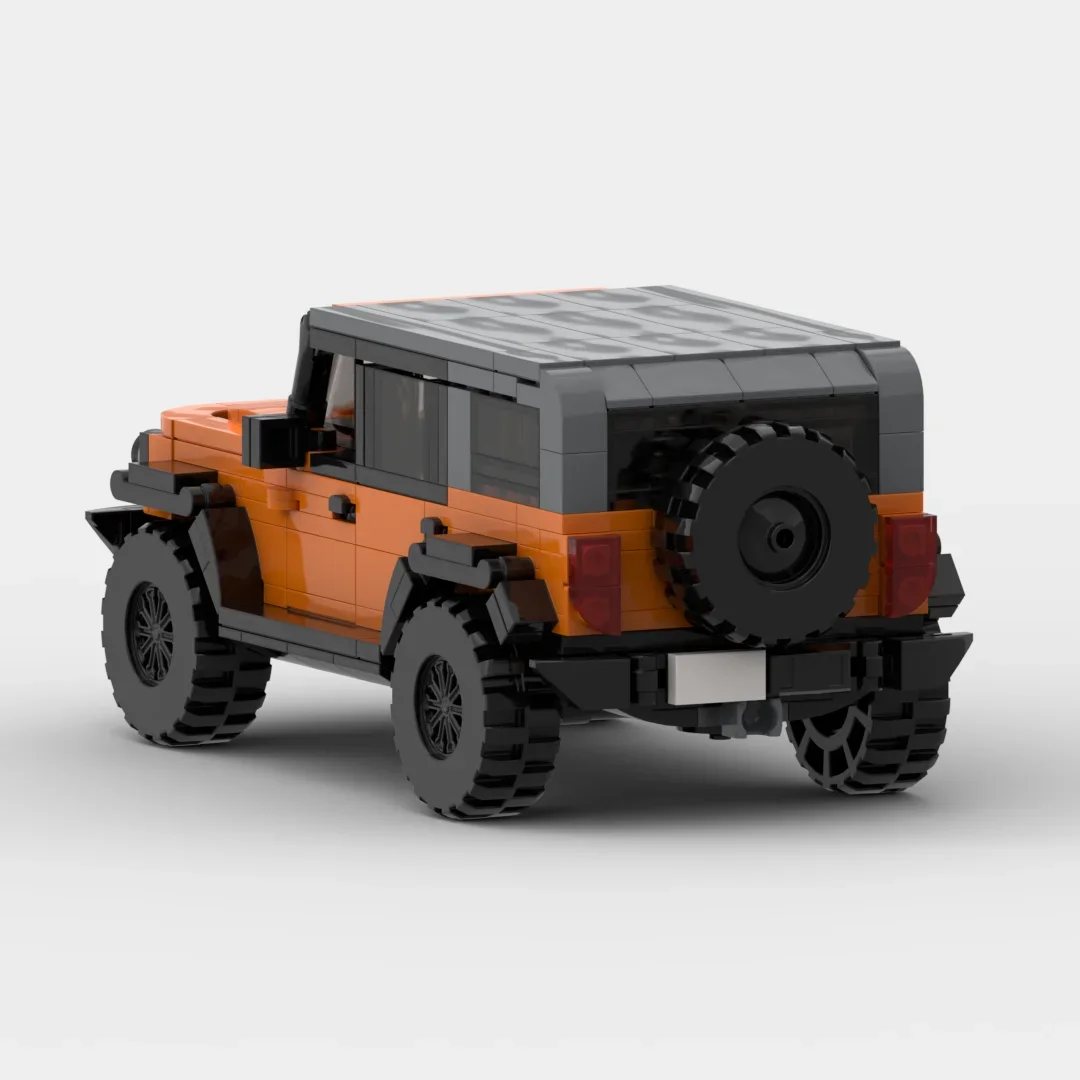 Конструктор MOC Fordham bronco гоночный спортивный автомобиль скоростной Чемпион гонщик