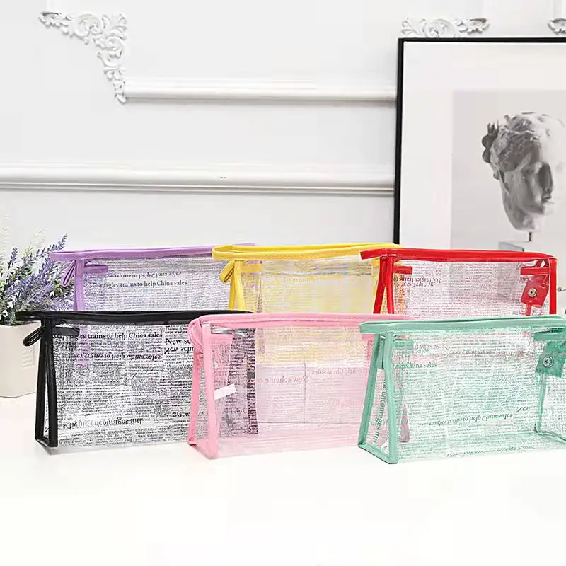 

Прозрачная косметичка, портативные дорожные косметички, чехол для хранения кистей, вместительная косметичка, 10 шт.