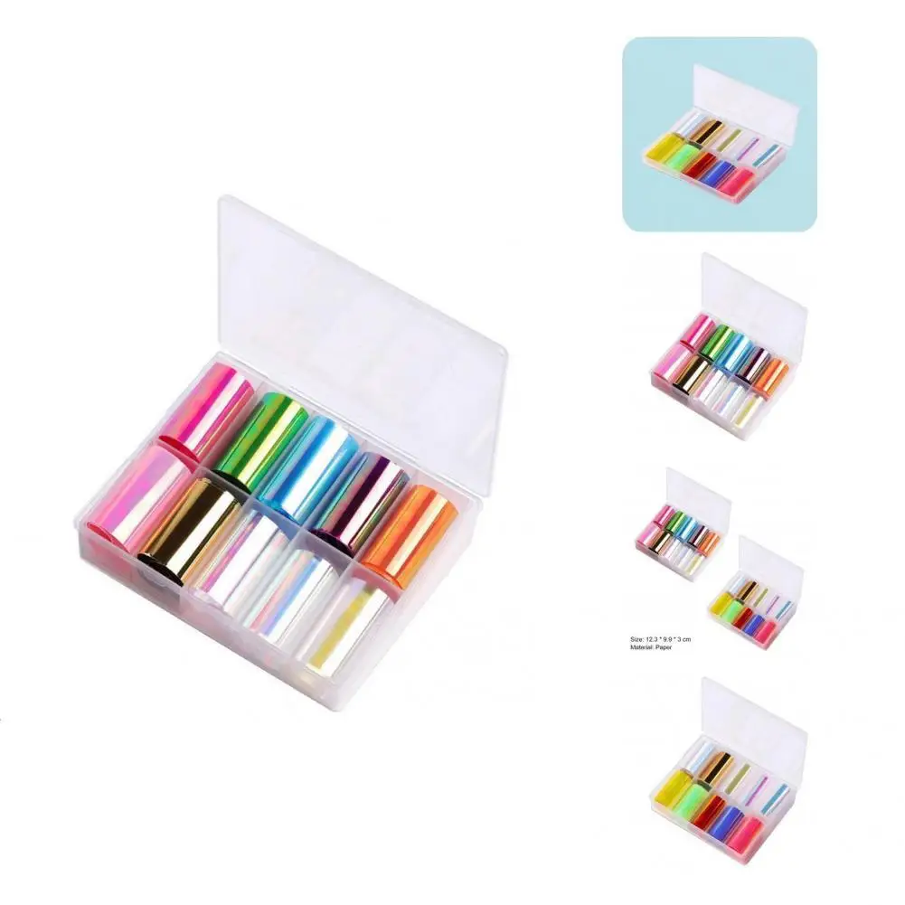 Отличная стеклянная бумага для ногтей без запаха красивые обертки Цветной