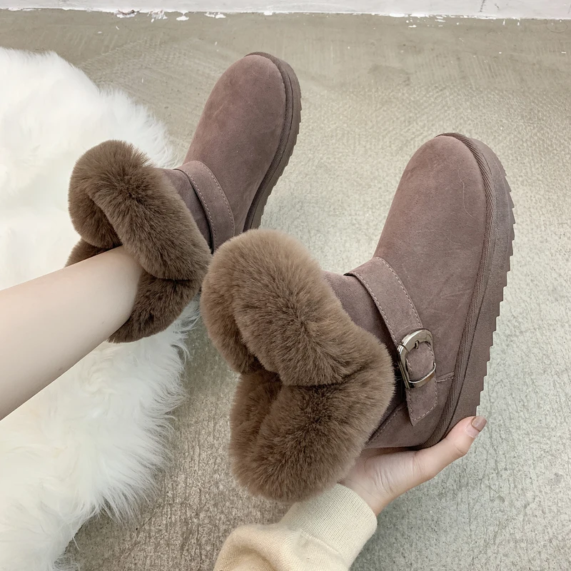 Обувь Ботинки Женская Новинка 2024 Австралия Зимняя Осенние Ботильоны Снежные