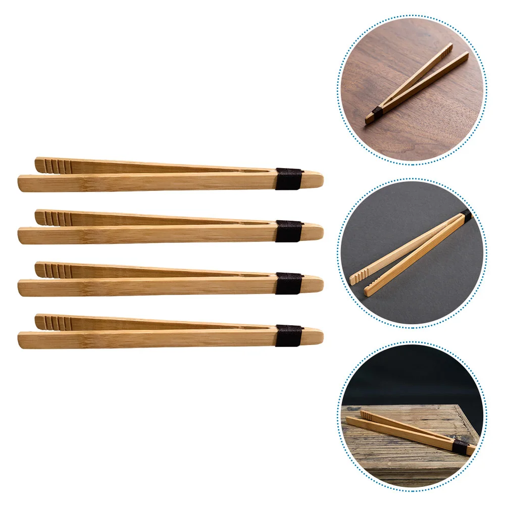 

Tongs Toys Motorskills Woodearly Educational 3 Toddlerswooden Cooking Kids Fine Children Serving Tea Game Salad Tong Playthings