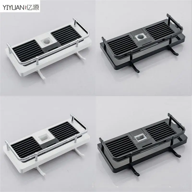

Shower Storage Holder Rack Organizer Bathroom Shelf Shampoo Tray Stand No Drilling Floating Shelf For Wall Household Item