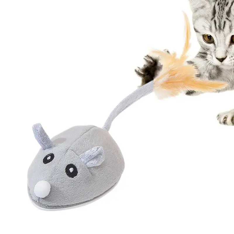 

Electric Mouse Cat Toy Smart Electric Cat Toy With Intelligent Obstacle Avoidance USB Rechargeable Cat Exercise Toy Smart