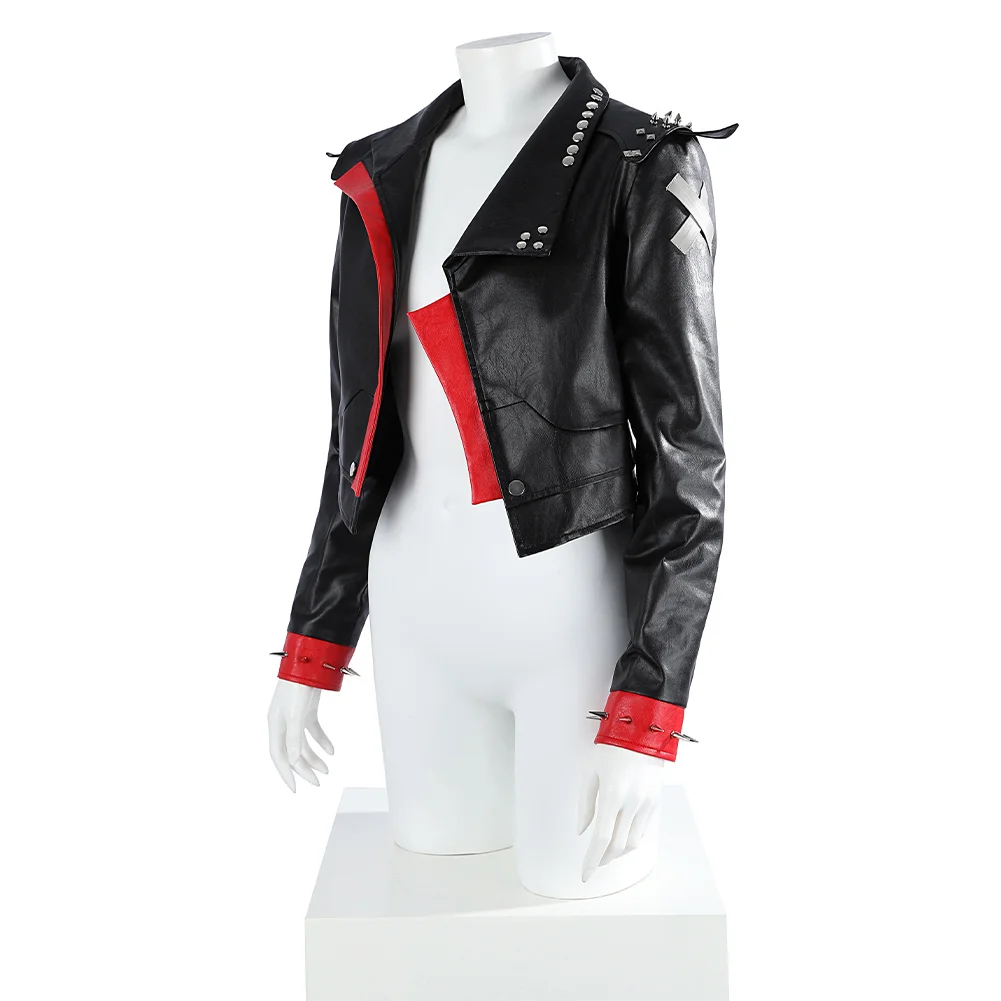 Женская куртка из искусственной кожи для косплея Arcane Vi