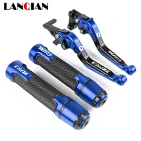 motorcycle cnc brake clutch lever 78 22mm handlebar grips for yamaha yzfr3 2015 2016 2017 2018 2019 yzf r3 yzf r3 accessories