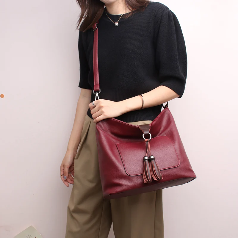 

Vintage Women Tote Bag Fashion Black Shoulder Crossbody Bags Large Capacity Female Handbags and Purses Bolsos De Mujer